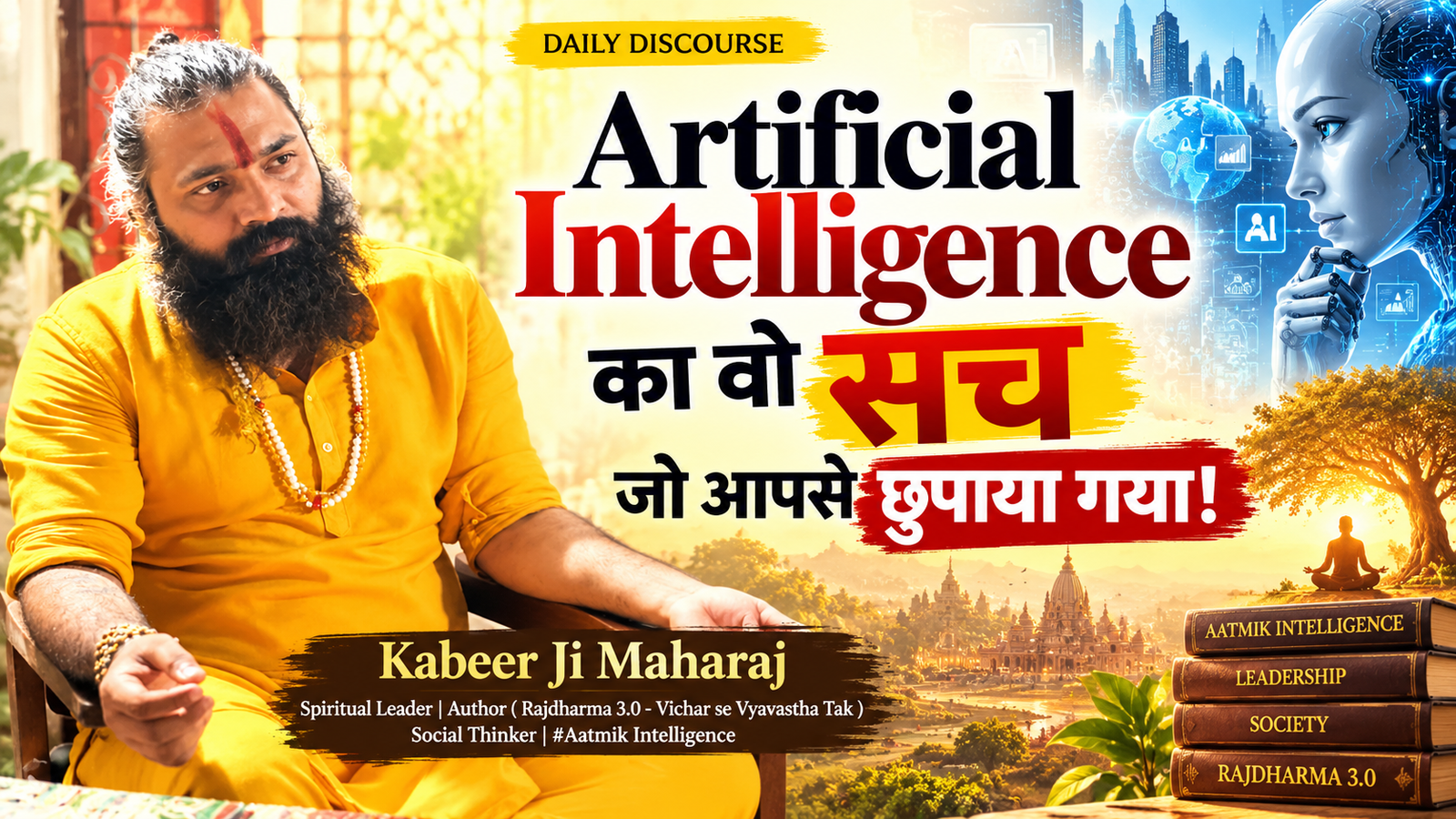 Artificial Intelligence का वो सच जो आपसे छुपाया गया — कबीर जी महाराज Daily Discourse