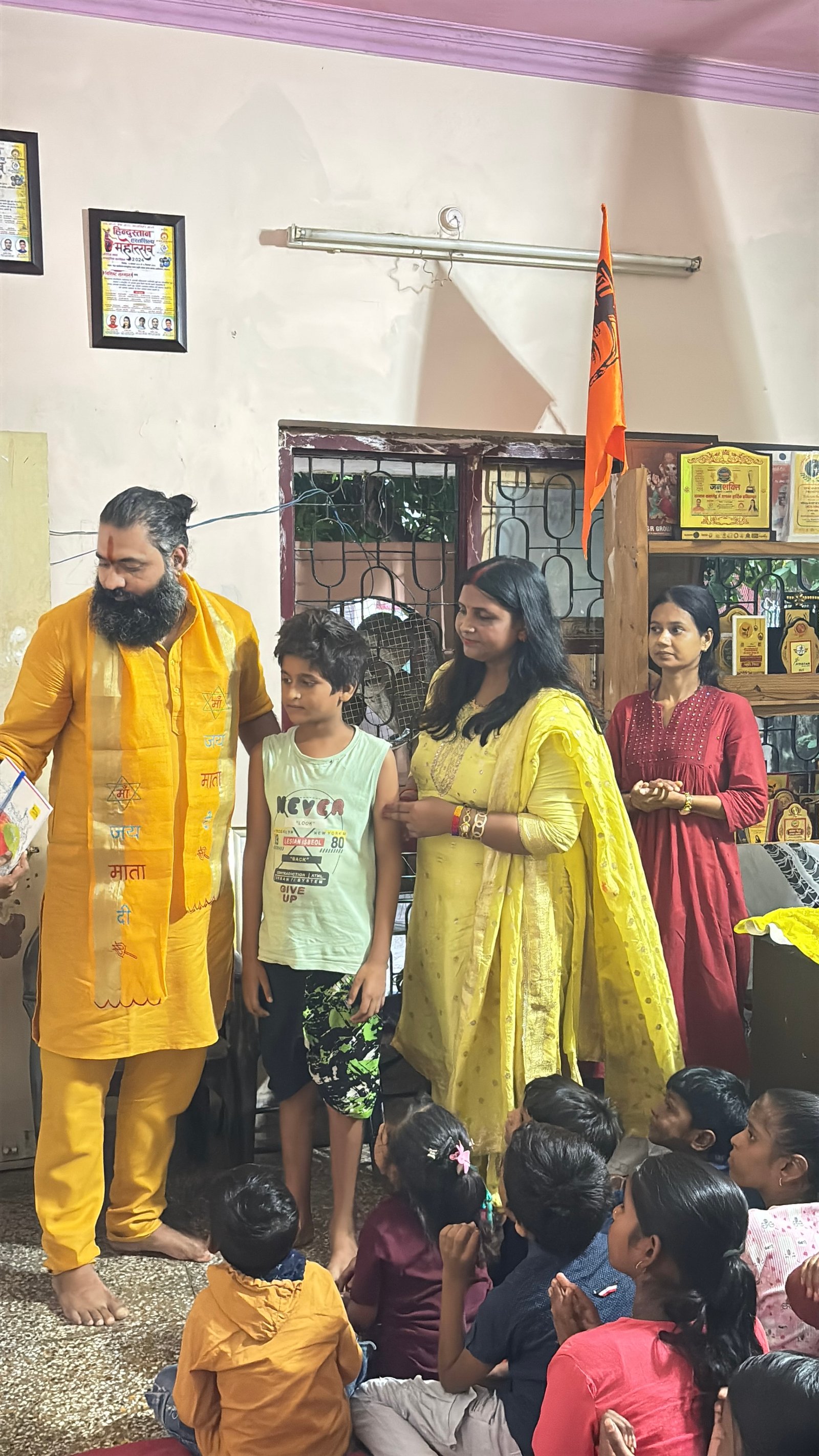 Kabeer Ji Maharaj with youth and children — Future of India — Rajdharma 3.0