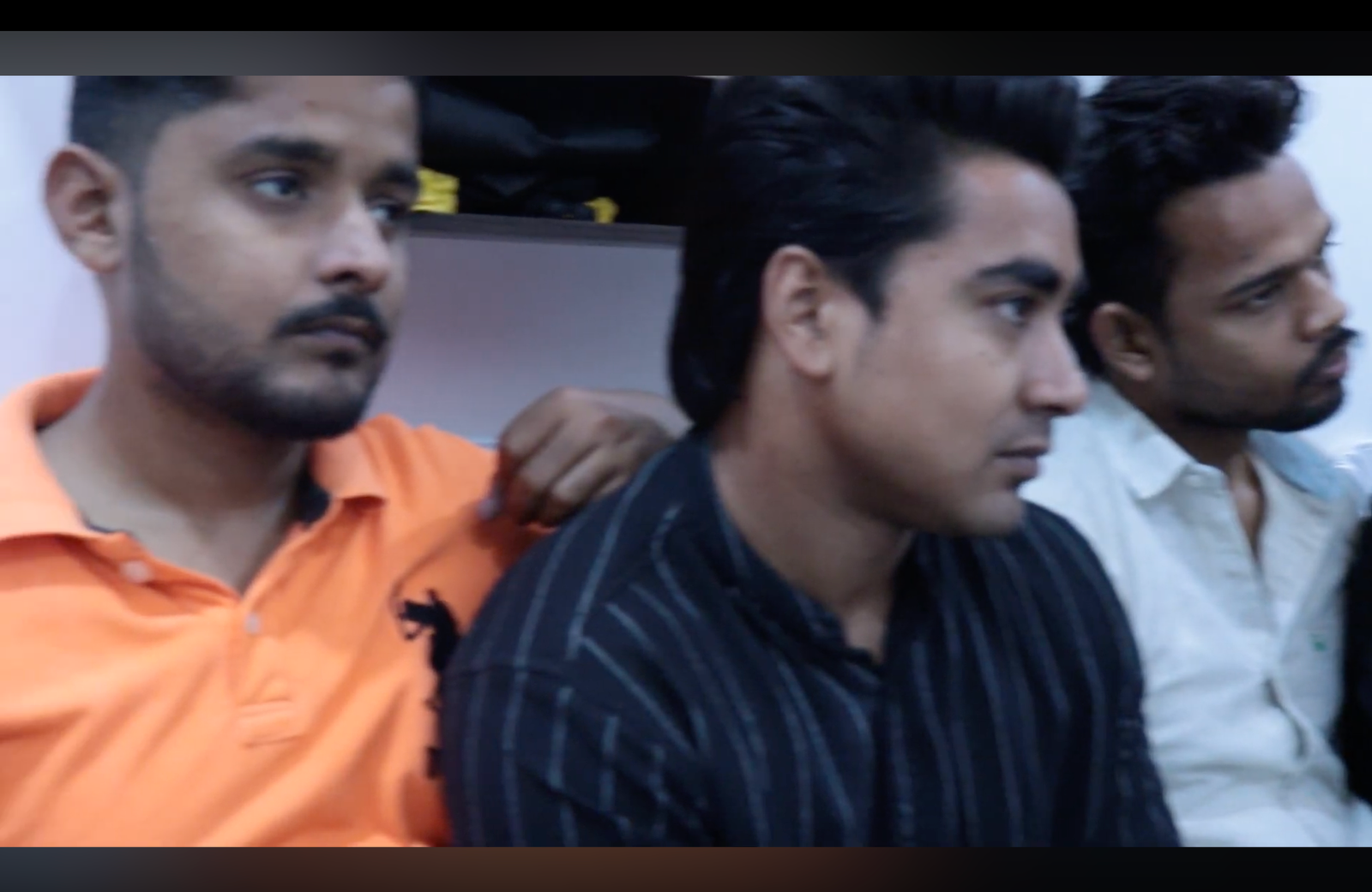 Young participants intently listening at Kabeer Ji Maharaj Yuva Shashtrarth Sanatan Manthan session